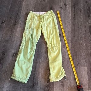 Small Koi Scrub Pants Light Green
